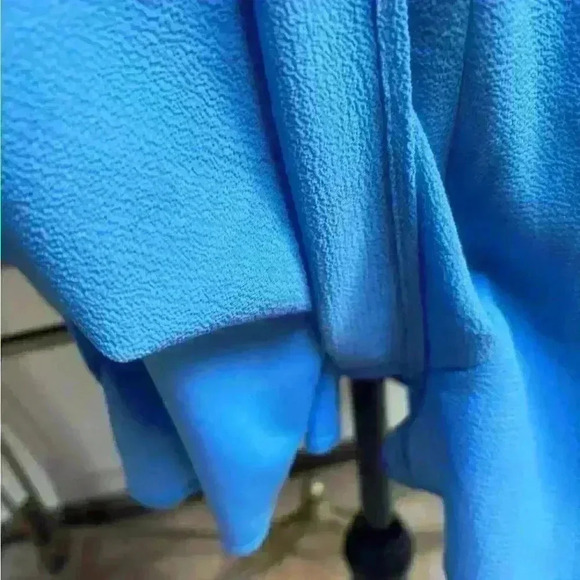 MI AMI BY FRANCESCA BLUE FLORAL CASUAL SPRING SUMMER BEACH RESORT ROMPER SZ M - Picture 9 of 10